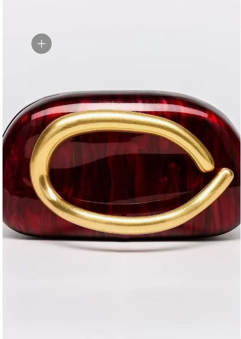 Purse Gold C Accessory