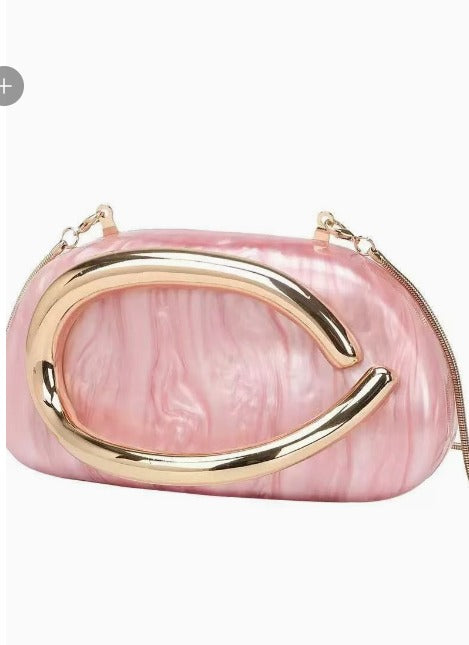 Purse Gold C Accessory