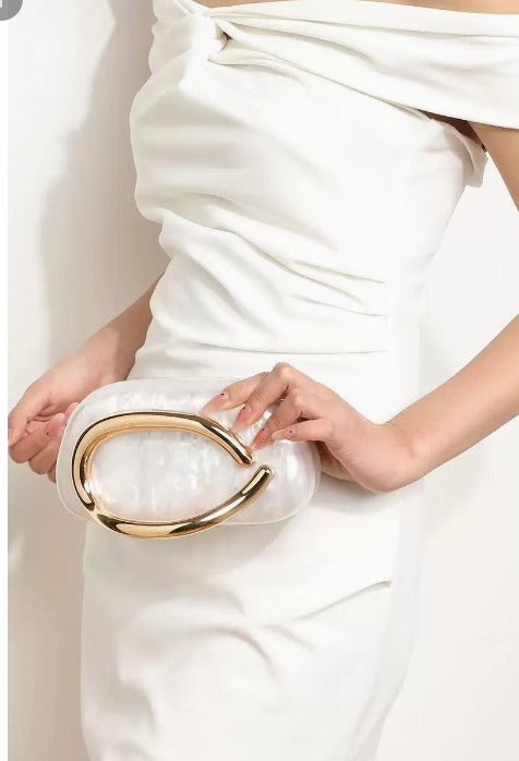 Purse Gold C Accessory