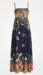 Botanical Garden Floral Maxi Dress