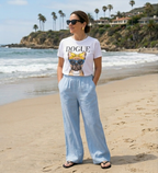 Italian Linen Wide-Leg Pants