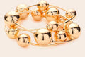 Gold Ball Wire Wrap Bracelet